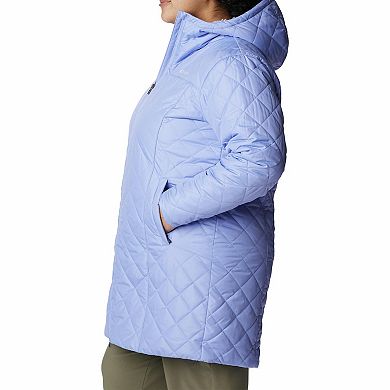 Plus Size Columbia Copper Crest Quilted Long Jacket