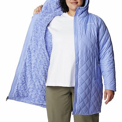 Plus Size Columbia Copper Crest Quilted Long Jacket