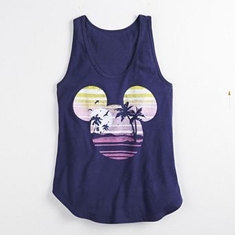 Juniors' Family Fun™ Disney's Mickey Head Beach Tank Top