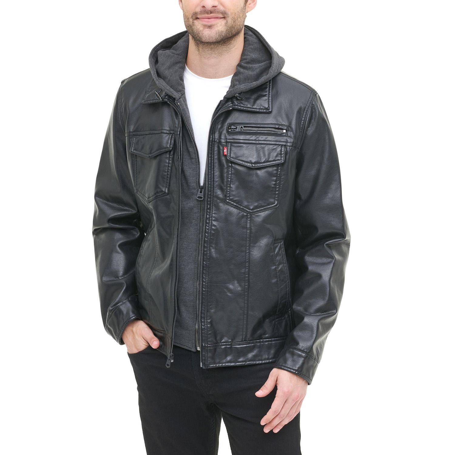 levi's hooded jacket