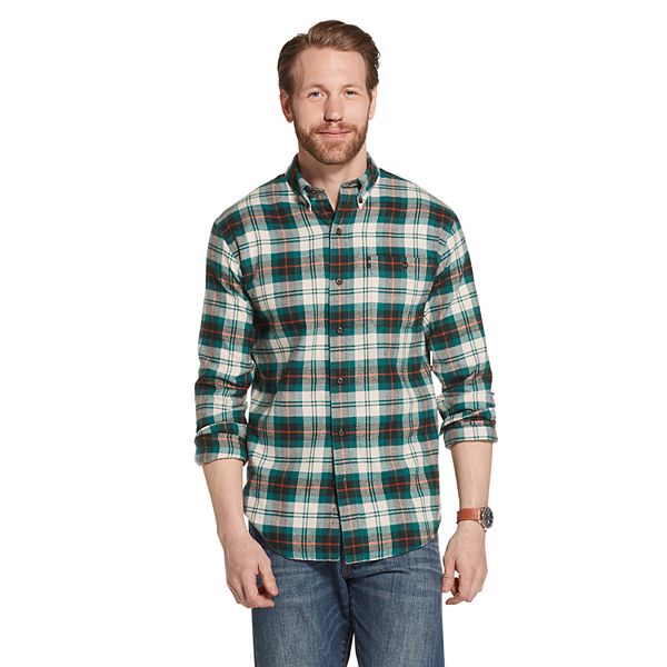 Men's G.H. Bass Fireside Regular-Fit Plaid Flannel Button-Down Shirt