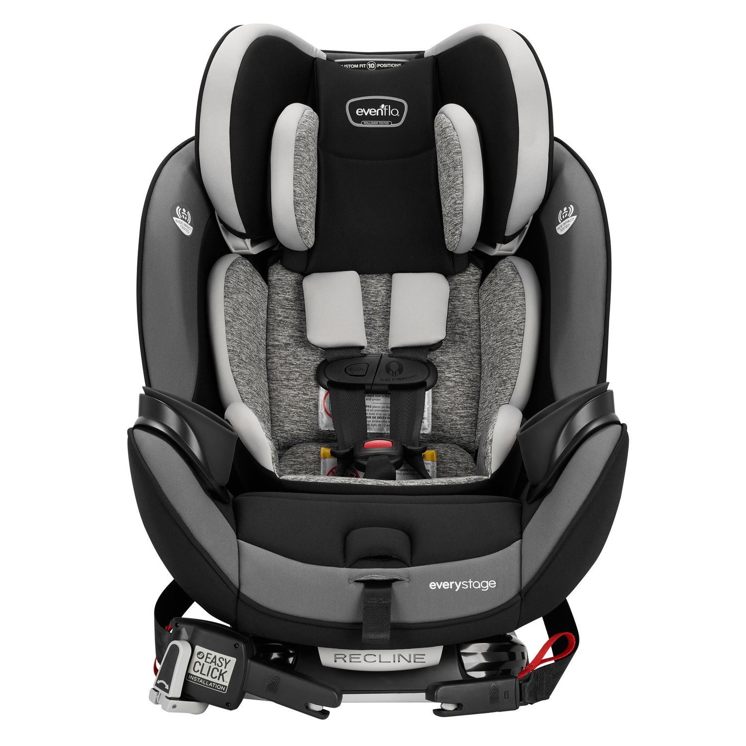 evenflo rear facing car seat