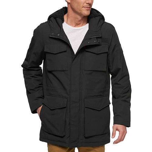 Men's Levi's Sherpa-Lined Arctic Cloth Hooded Parka