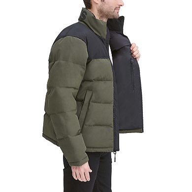 Men's Levi's Arctic Cloth Stand Collar Logo Puffer Jacket