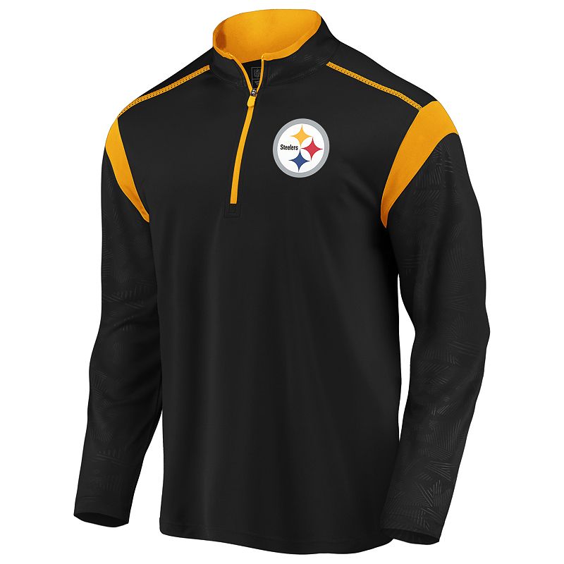 UPC 193202673889 product image for Men's Pittsburgh Steelers Defender Pullover, Size: Small, Grey | upcitemdb.com