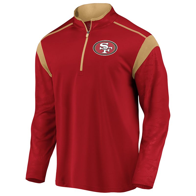 UPC 193202675449 product image for Men's San Francisco 49ers Defender Pullover, Size: XXL, Light Red | upcitemdb.com