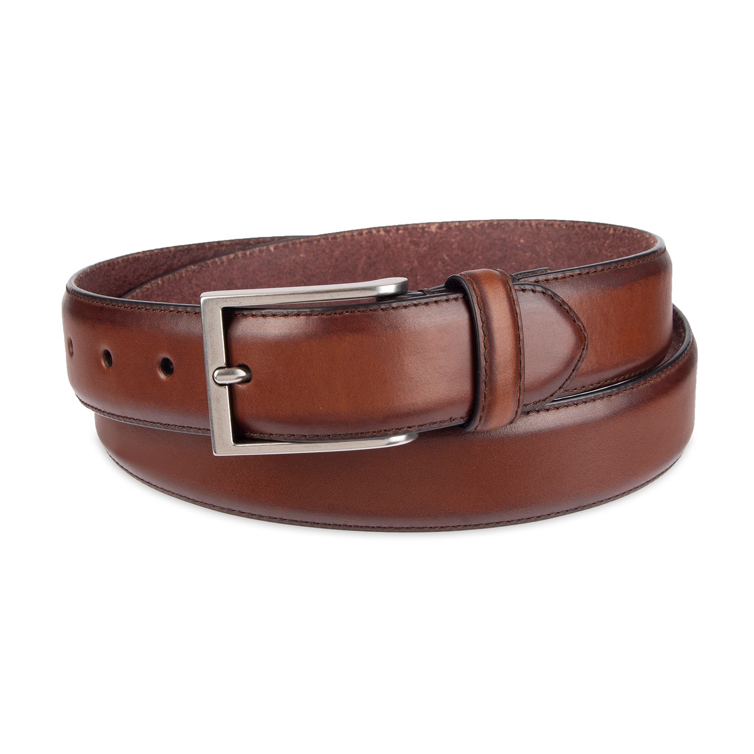 mens leather dress belt