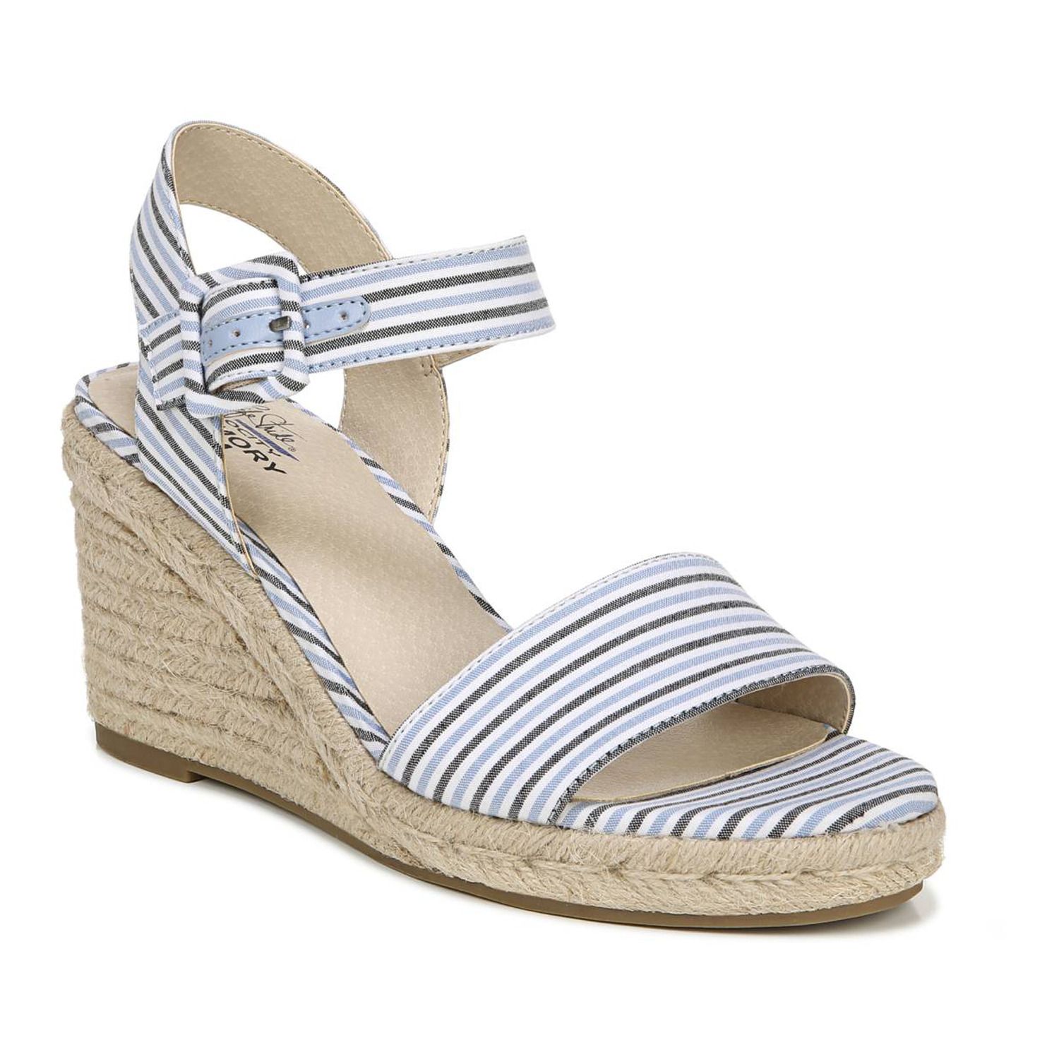 lifestride socialite women's wedge sandals