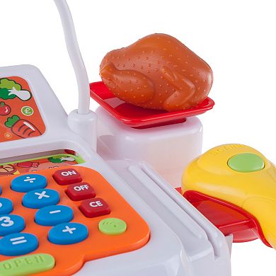 Hey! Play! Pretend Cash Register Supermarket Playset