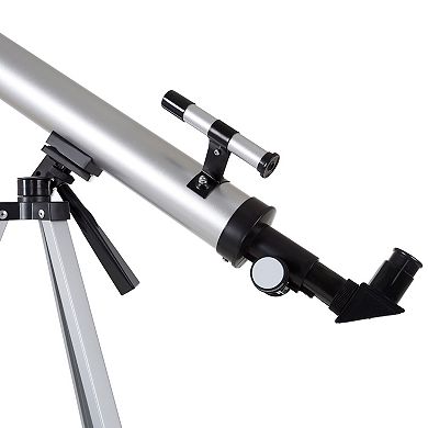 Boys Hey! Play! 60mm Mirror Refractor Telescope ? Aluminum Stargazing Optics with Tripod for Beginner Astronomy and STEM Education for Kids and Adults by Hey! Play!