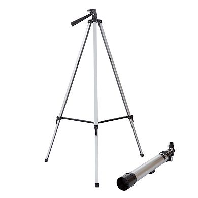 Boys Hey! Play! 60mm Mirror Refractor Telescope ? Aluminum Stargazing Optics with Tripod for Beginner Astronomy and STEM Education for Kids and Adults by Hey! Play!