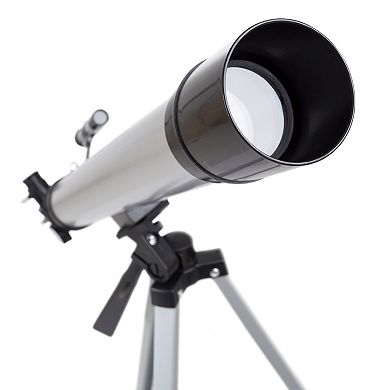 Boys Hey! Play! 60mm Mirror Refractor Telescope ? Aluminum Stargazing Optics with Tripod for Beginner Astronomy and STEM Education for Kids and Adults by Hey! Play!
