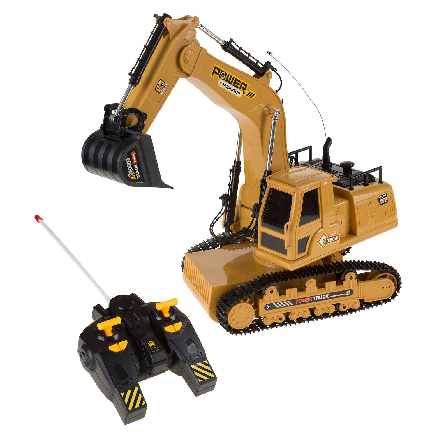 Image for Hey! Play! Remote Control Tractor Excavator Construction Toy at Kohl's.