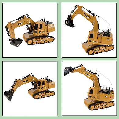 Hey! Play! Remote Control Tractor Excavator Construction Toy