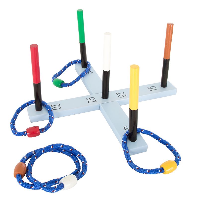 Hey! Play! Rope Ring Toss Game, Multicolor