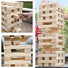 Hey! Play! Giant Wooden Blocks Tower Stacking Game