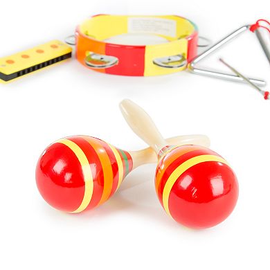 Boys Girls Hey! Play! Kids Percussion Musical Instruments Toy Set by Hey! Play!