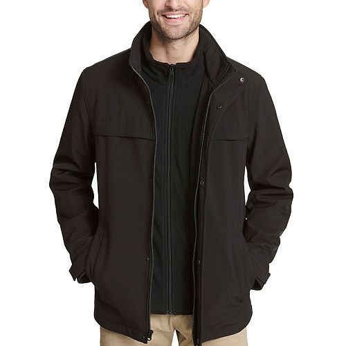 Men's Dockers® Softshell Performance Jacket with Microfleece Bib