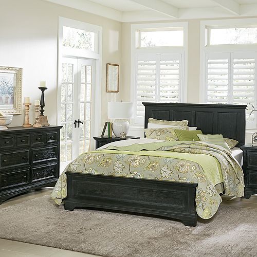 Inspired By Basset Farmhouse Basics King Bedroom Set With Nightstands And Dresser