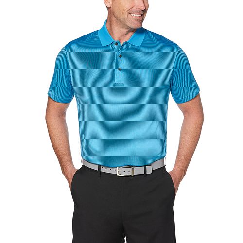 Men's Grand Slam Off Course Championship Striped Golf Polo