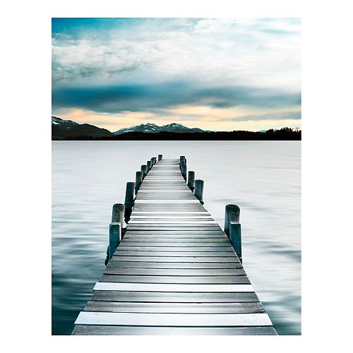New View Gifts Pier Canvas Wall Art