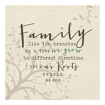 New View Gifts Family Roots Canvas Wall Art