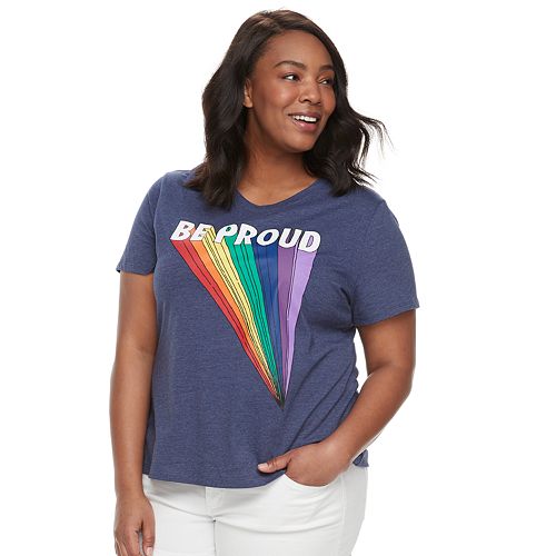 plus size pride t shirts