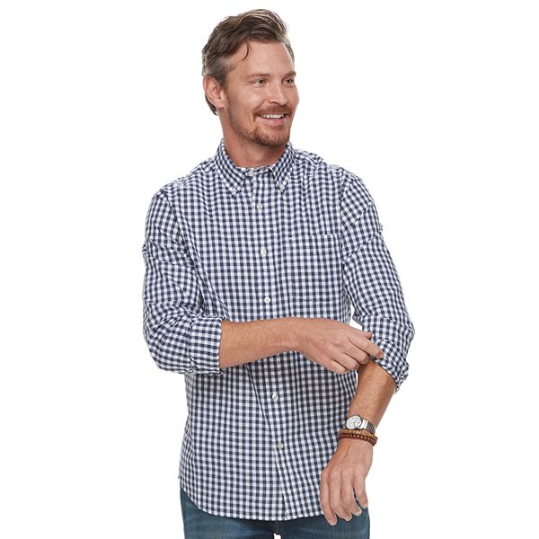 Men's Sonoma Goods For Life® Modern-Fit Stretch Poplin Button-Down Shirt