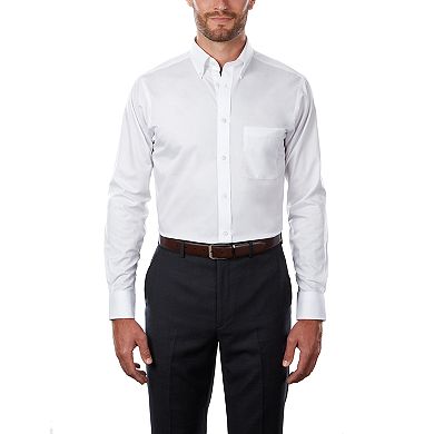 Men's IZOD Regular-Fit Wrinkle-Free Stretch Button-Down Collar Dress Shirt