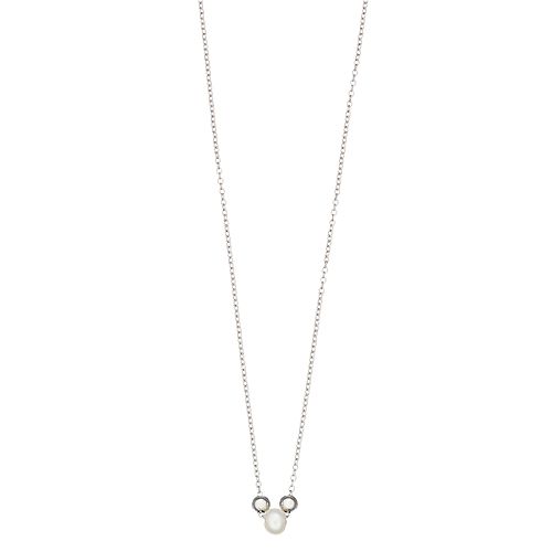 Pearle Sterling Silver Freshwater Cultured Pearl Ball Necklace