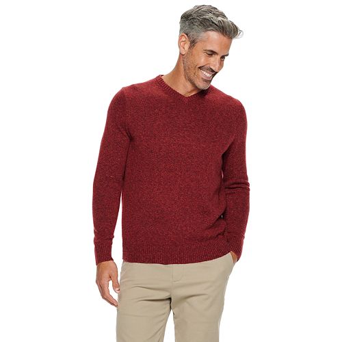 Men's Croft & Barrow® Extra Soft V-neck Sweater