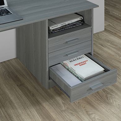Techni Mobili Classic Computer Desk with Multiple Drawers