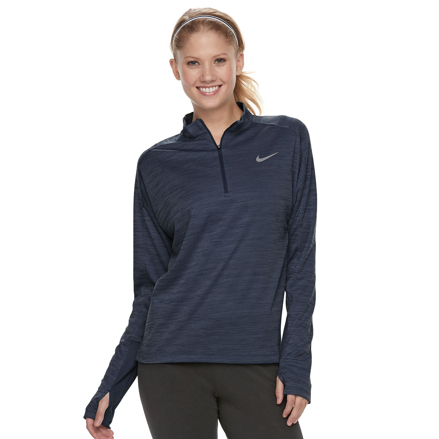 nike pacer long sleeve running top