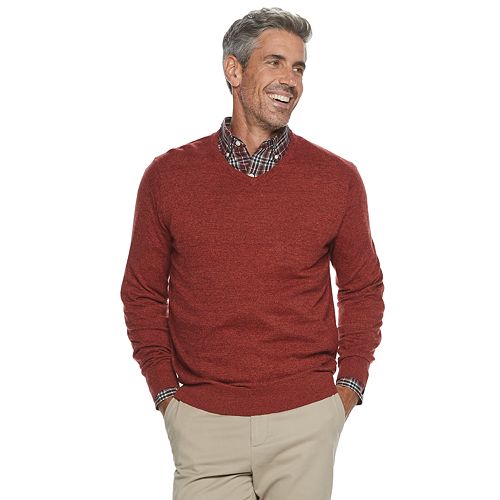 Men's Croft & Barrow® Easy Care V-neck Sweater