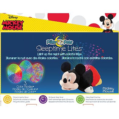 Boys Girls Neutral Pillow Pets Disney Mickey Mouse Sleeptime Lites