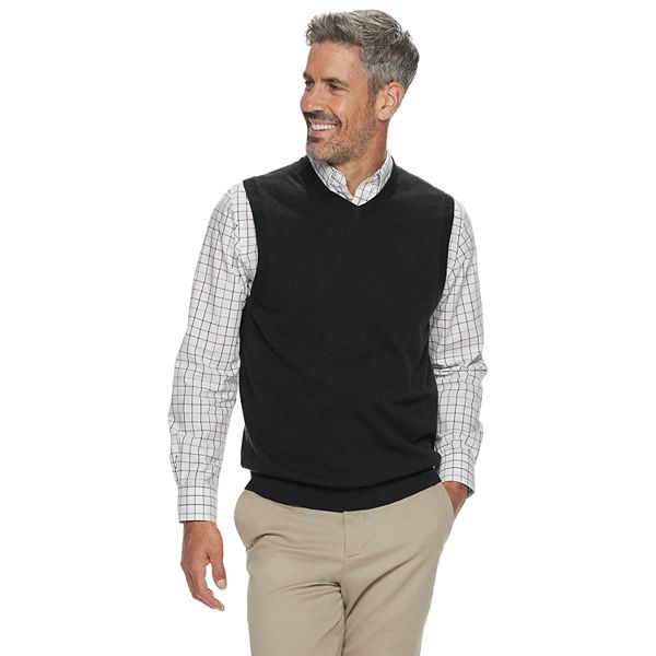 Men's Croft u0026 Barrow® Easy Care Sweater Vest