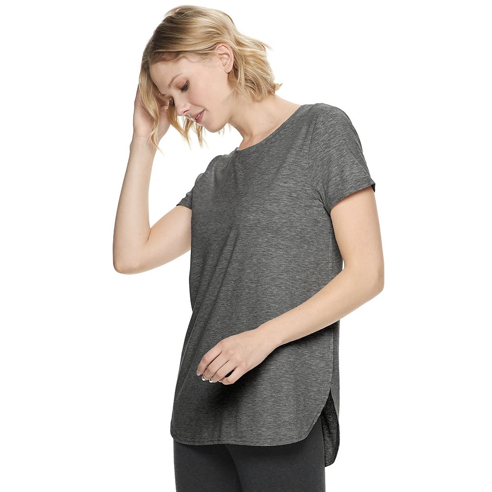 Soft Stretch Roll Sleeve Tee