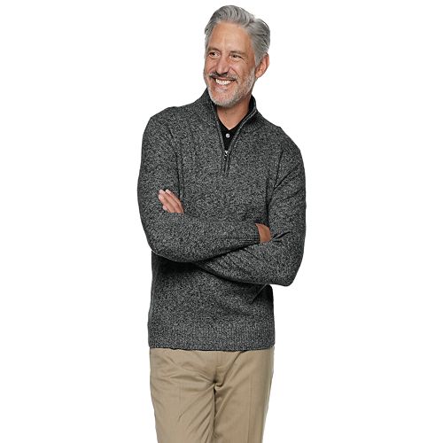 Men's Croft & Barrow® Extra Soft 1/4 Zip Sweater