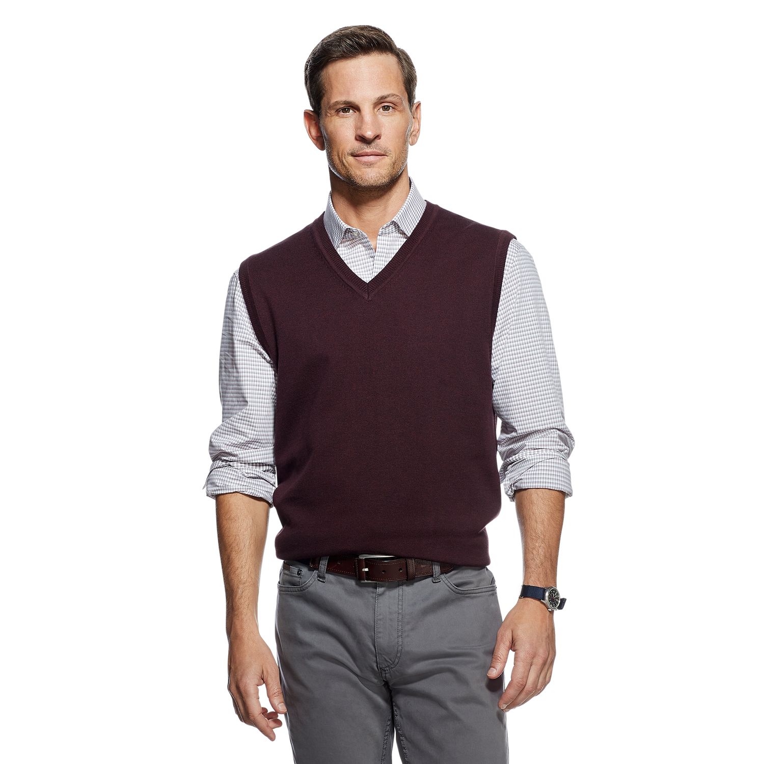 mens sweater vest outfits