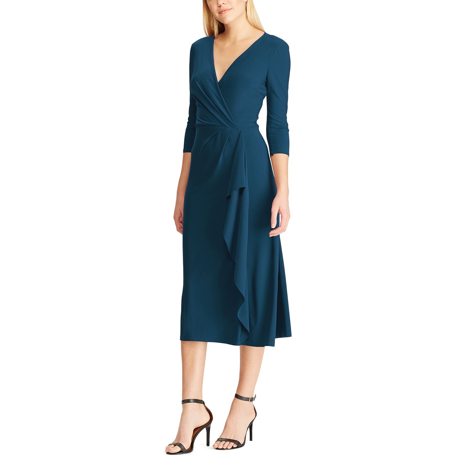 midi flare dresses with sleeves