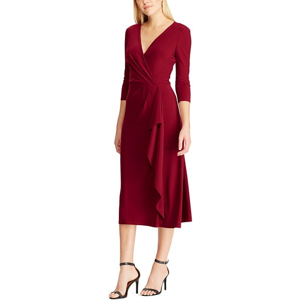 Women's Chaps Midi Fit and Flare Dress