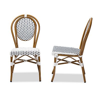 Baxton Studio Gauthier Dining Chair 2-piece Set