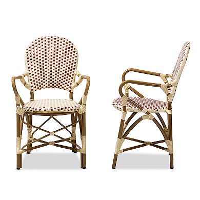 Baxton Studio Seva Dining Chair 2-piece Set