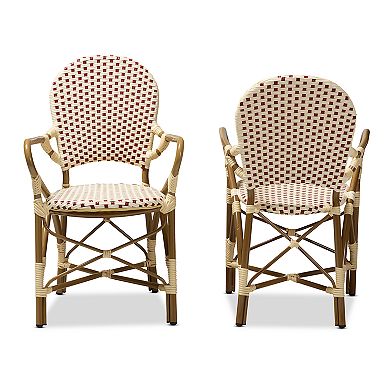 Baxton Studio Seva Dining Chair 2-piece Set