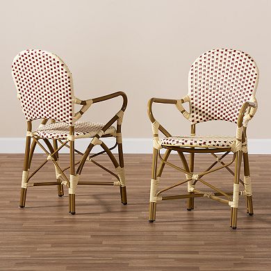 Baxton Studio Seva Dining Chair 2-piece Set