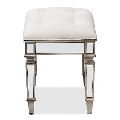 Baxton Studio Marielle Ottoman