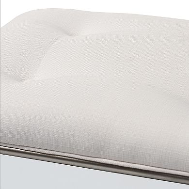 Baxton Studio Marielle Ottoman