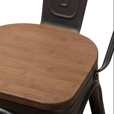 Baxton Studio Henri Dining Chair 2-piece Set