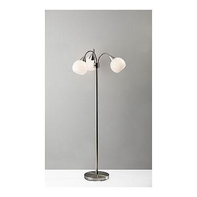 ADESSO Phillip Adjustable 3-Light Floor Lamp