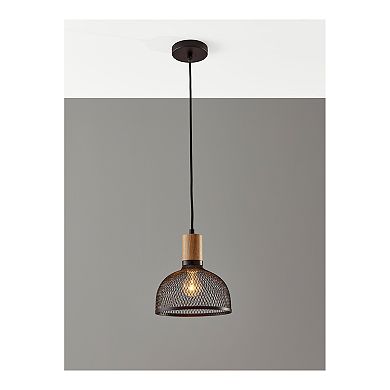 ADESSO Dale Rustic Industrial Small Pendant Light